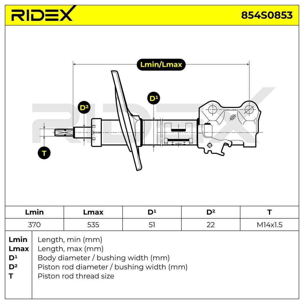 Amortisseur AVD RAV4 III / IV