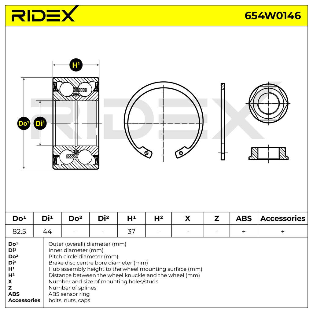 Kit de roulement de roue