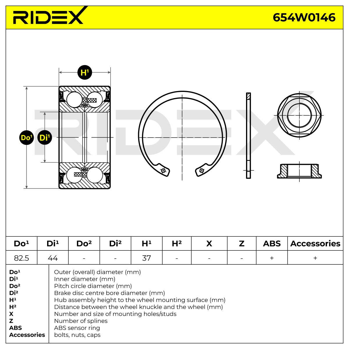 Kit de roulement de roue