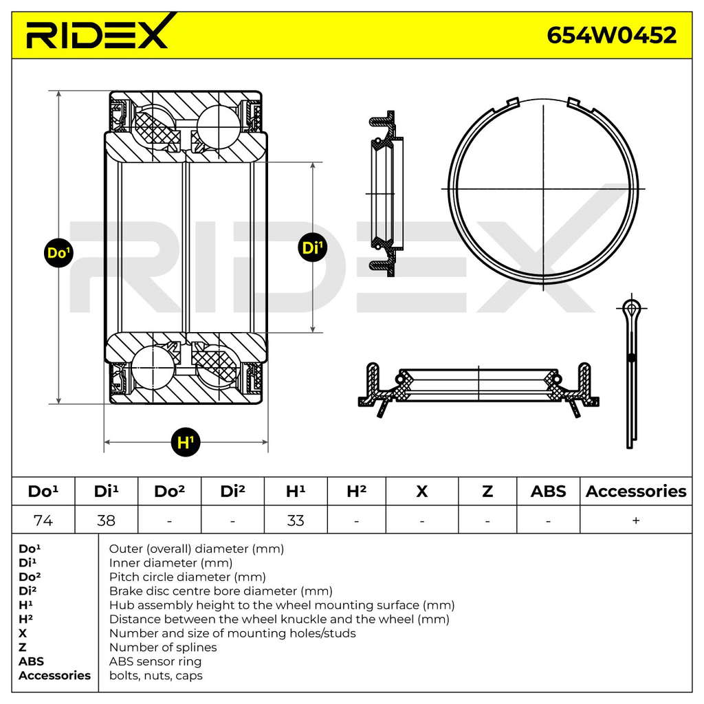 Kit de roulement de roue