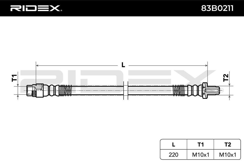 Flexible de frein AR D/G