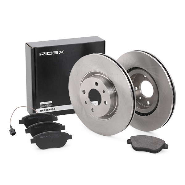 Jeu de disques et plaquettes de frein