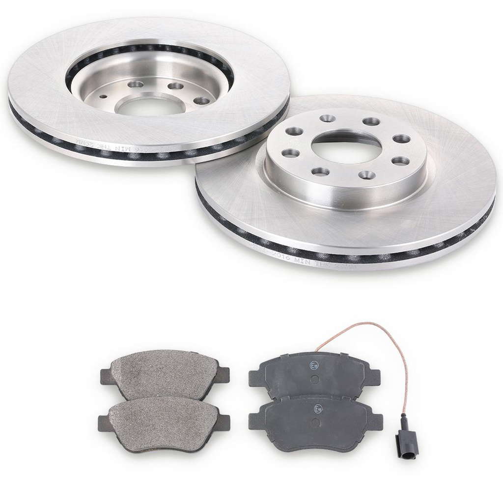 Jeu de disques et plaquettes de frein