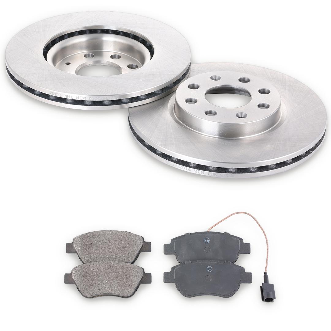 Jeu de disques et plaquettes de frein