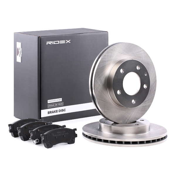 Jeu de disques et plaquettes de frein