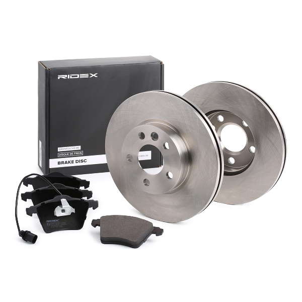 Jeu de disques et plaquettes de frein