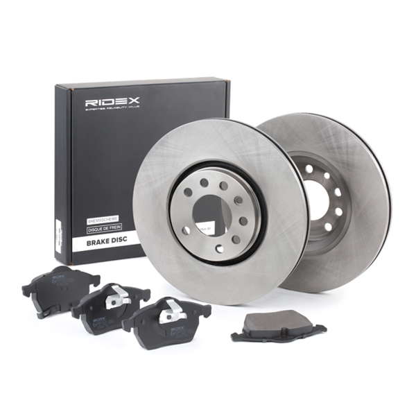 Jeu de disques et plaquettes de frein