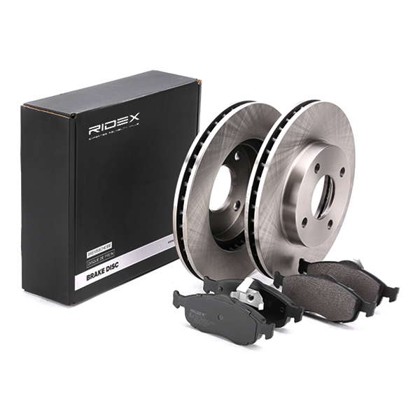 Jeu de disques et plaquettes de frein
