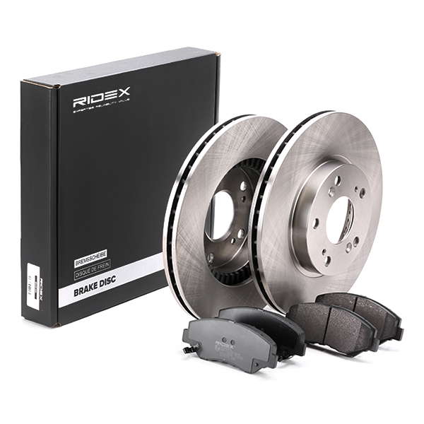 Jeu de disques et plaquettes de frein