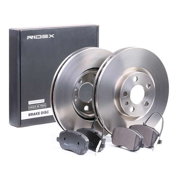 Jeu de disques et plaquettes de frein