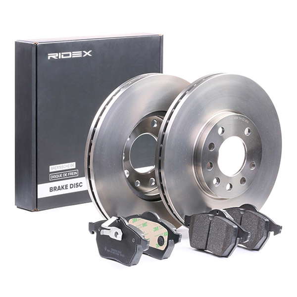 Jeu de disques et plaquettes de frein