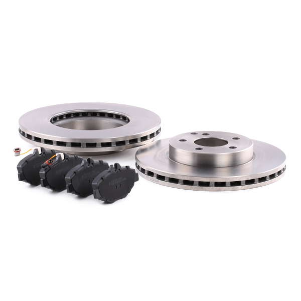 Jeu de disques et plaquettes de frein