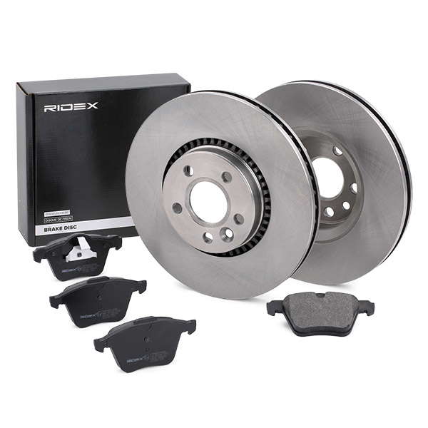 Jeu de disques et plaquettes de frein