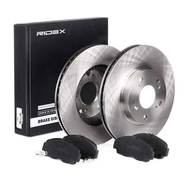 Jeu de disques et plaquettes de frein