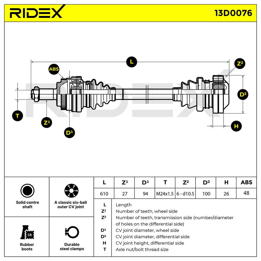 Arbre de transmission