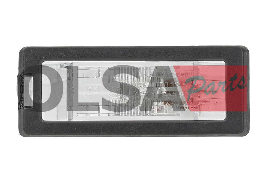 Éclairage plaque