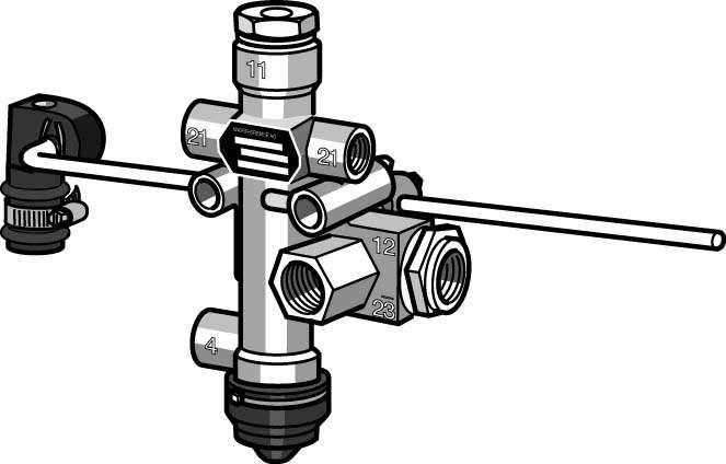Valve de suspension pneumatique