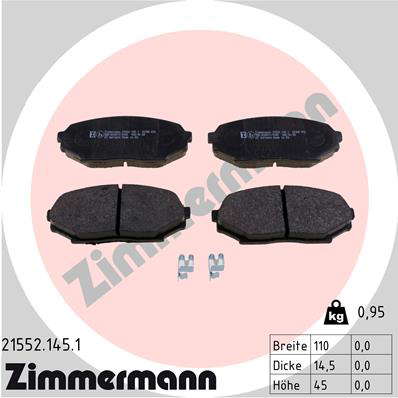 Plaquettes de frein