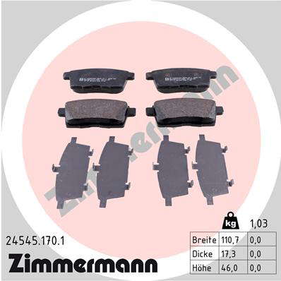 Plaquettes de frein