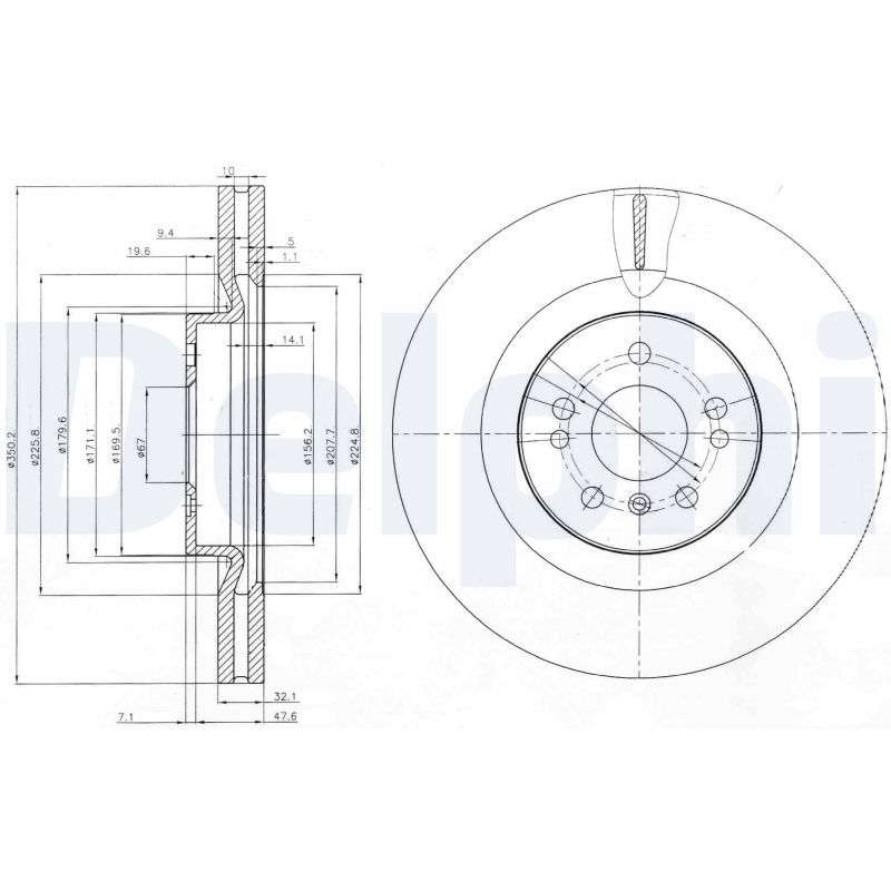 DISQUE DE FREIN UNITAIRE