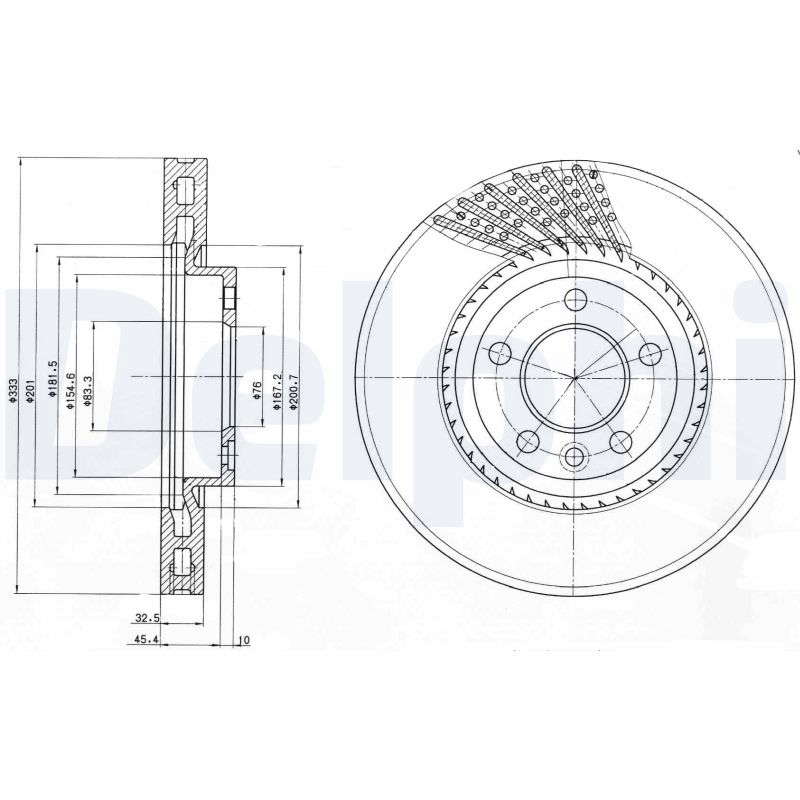 DISQUE DE FREIN UNITAIRE