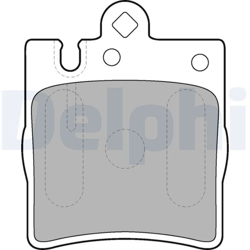 JEU DE PLAQUETTES DE FREIN