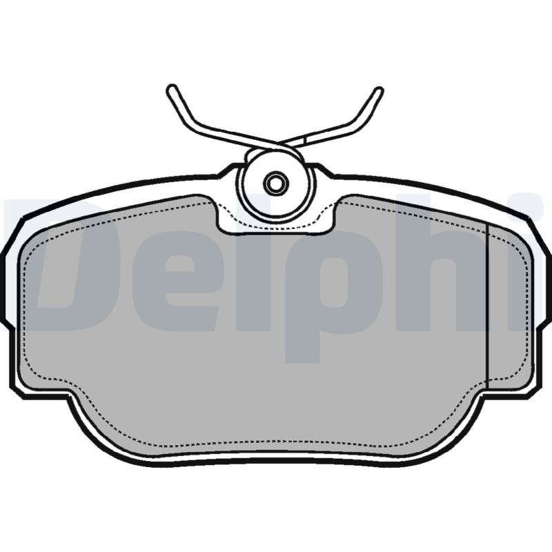 JEU DE PLAQUETTES DE FREIN