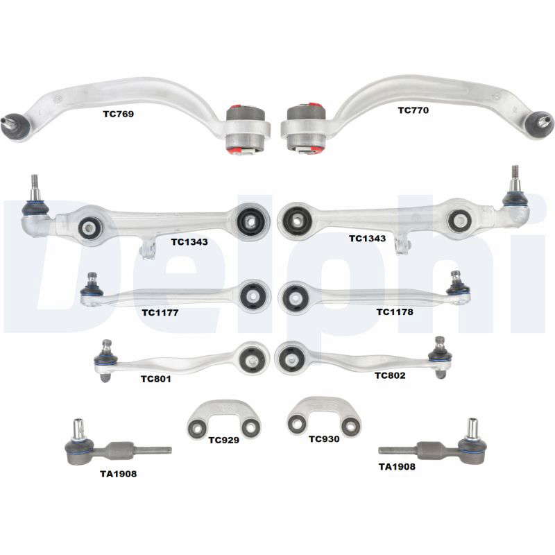 BRAS DE SUSPENSION KIT ALUMINIUM