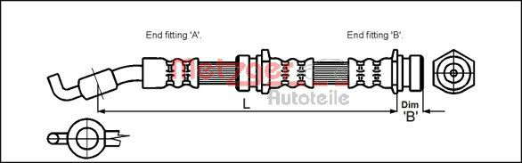 Flexible de frein